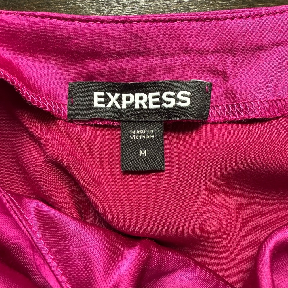 Express Women's Satin Midi Dress - Picture 4 of 5